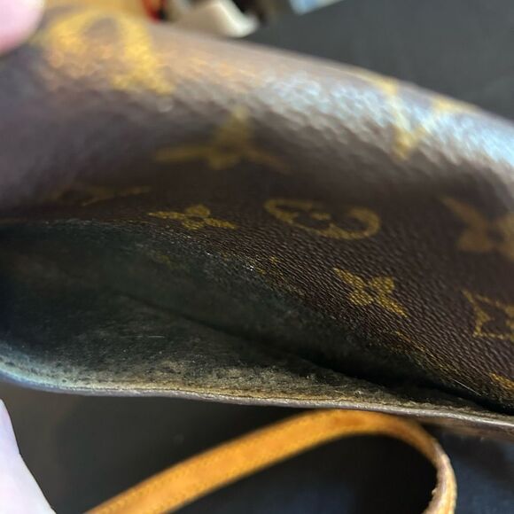 Louis Vuitton St Cloud Vintage Brown Monogram Crossbody Bag Authentic - Picture 6 of 10